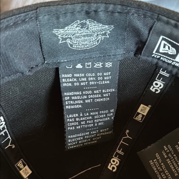 Harley Davidson Black, Red, and Gray Cap- Full Speed Number 1 Embroidery - Picture 7 of 11